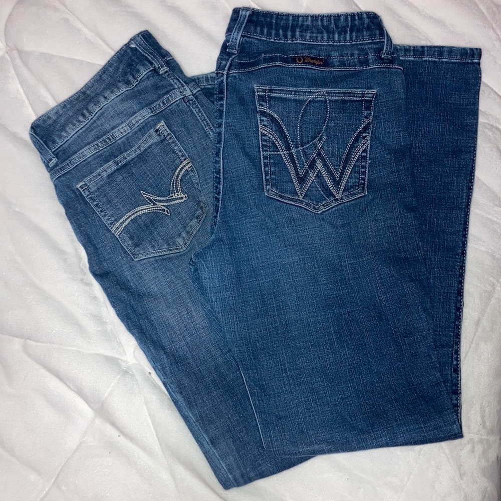 Two 11x32 Wrangler Jeans